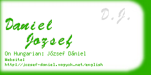 daniel jozsef business card