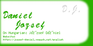 daniel jozsef business card